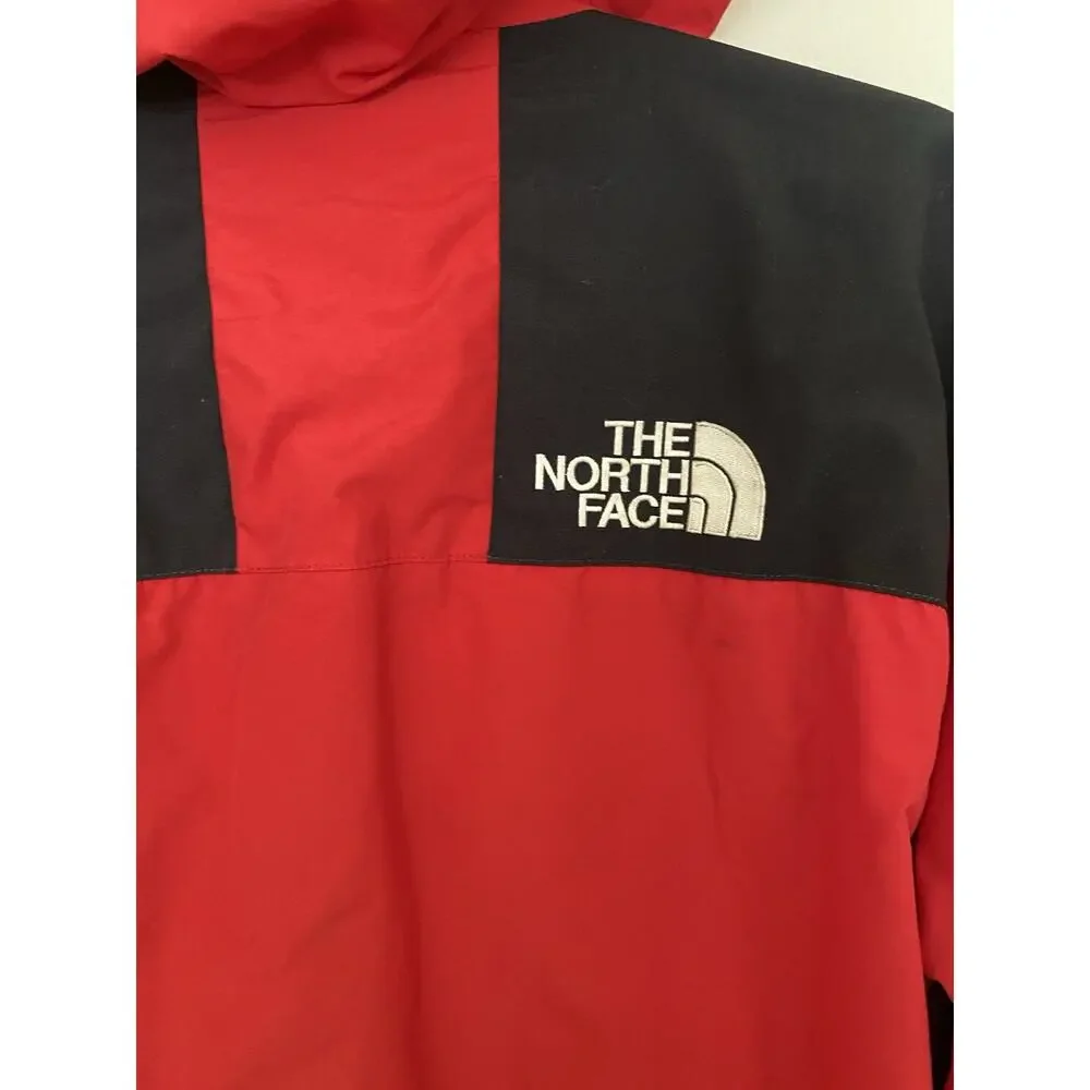 The North Face Red and Black Hooded Gore-Tex Jacket